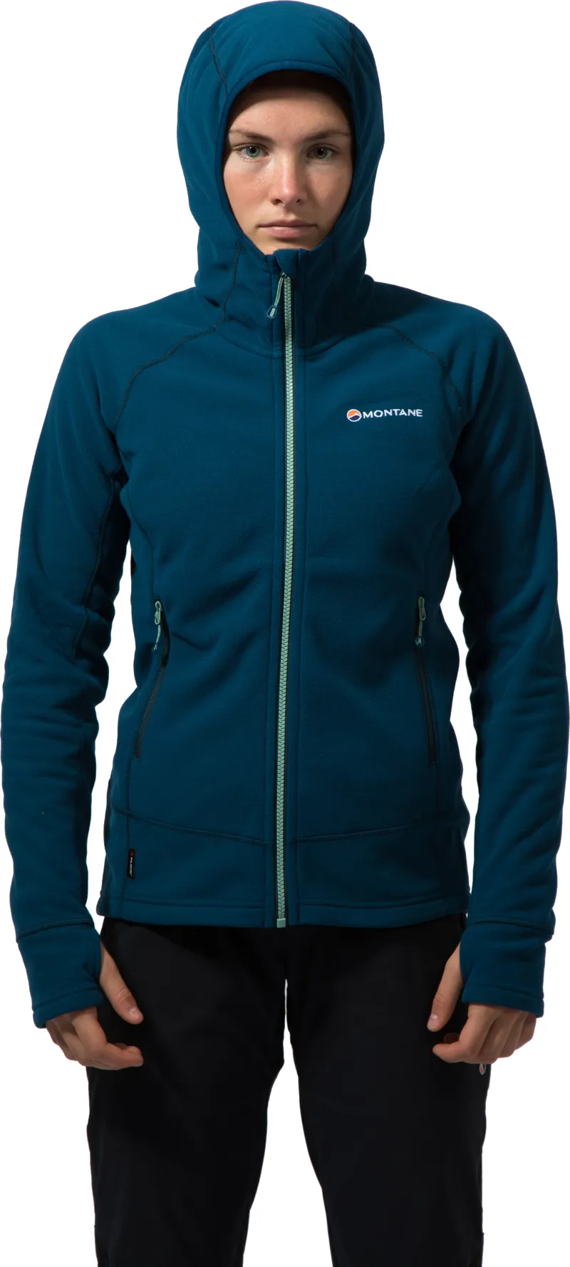 Montane Womens Lyra Fleece Hoodie - Narwhal Blue-6